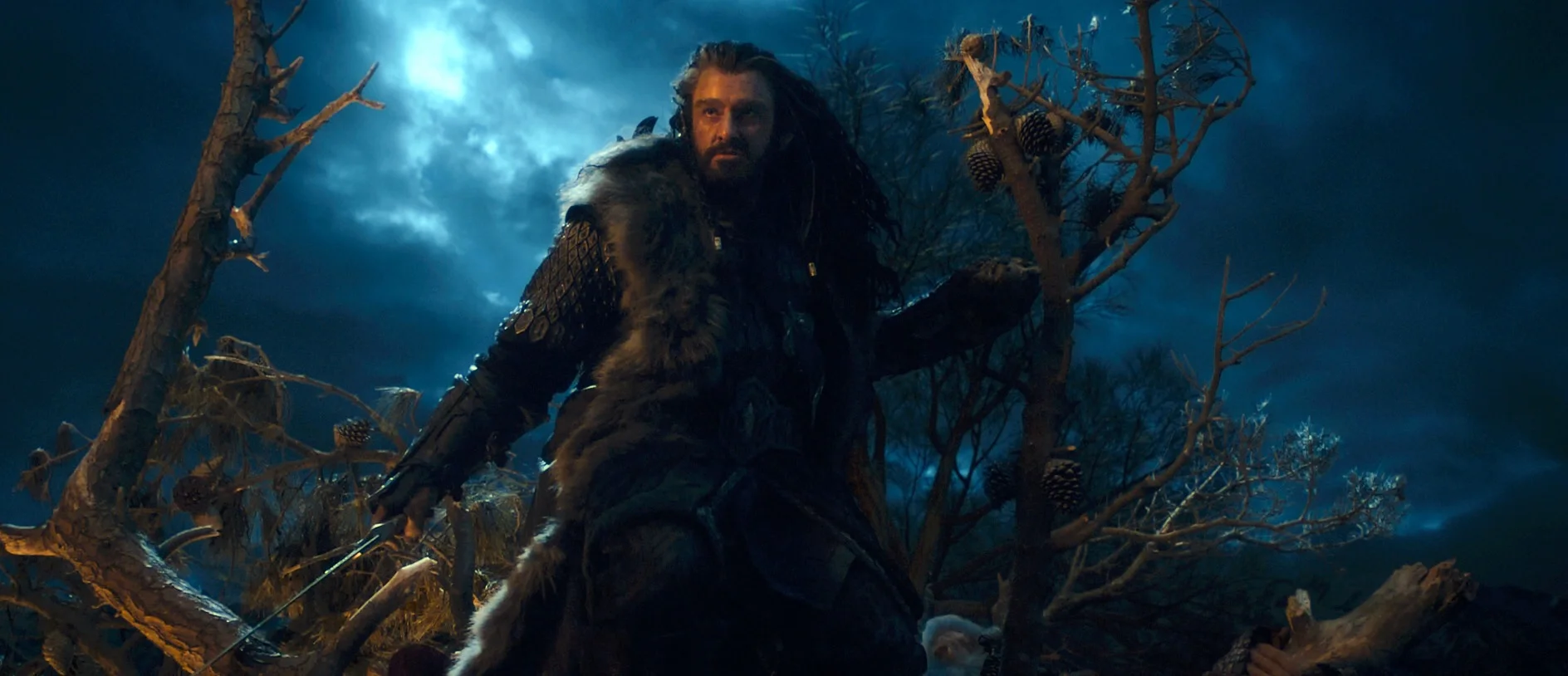 By the time we get to the climax, the lighting has become much more cinematic.