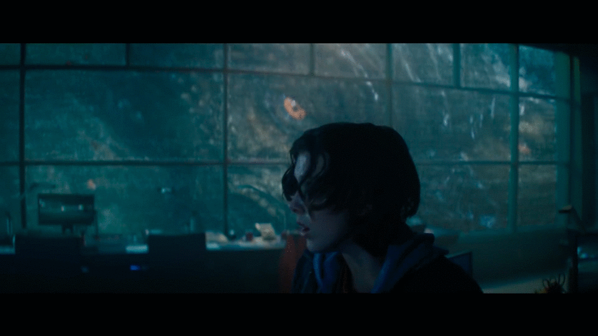 The lights never stop animating in this film.