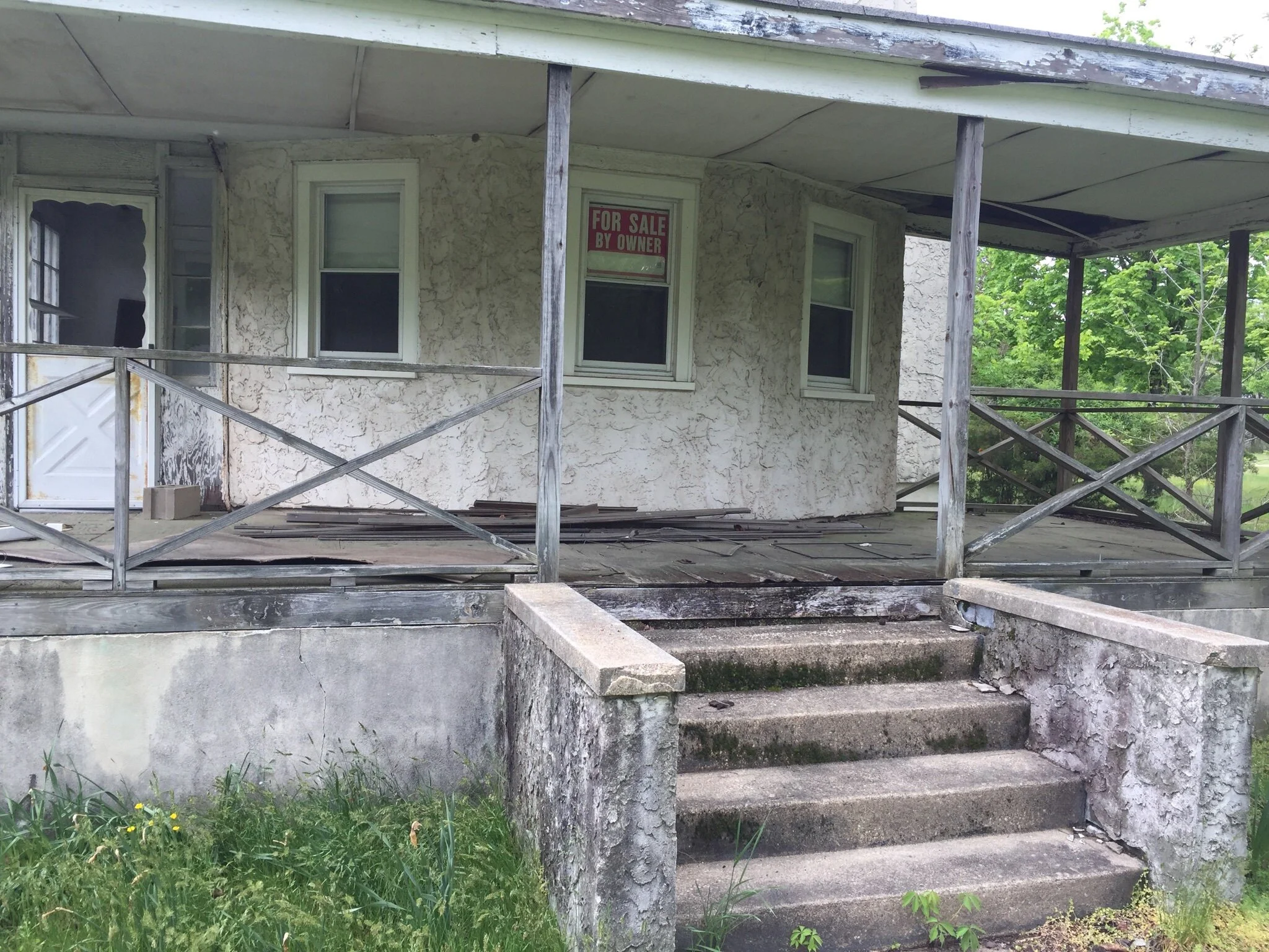 The house when we first saw it.