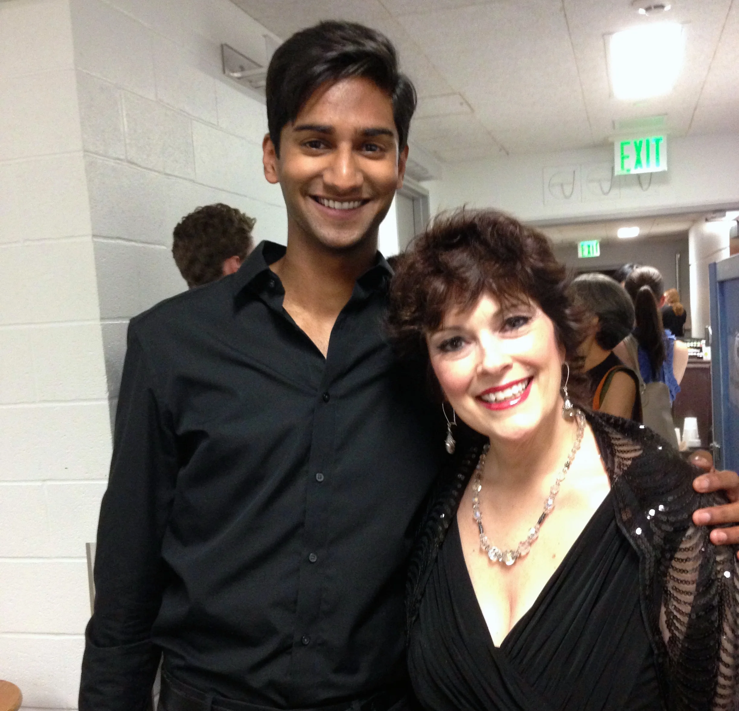 With Jennifer Larmore, mezzo-soprano