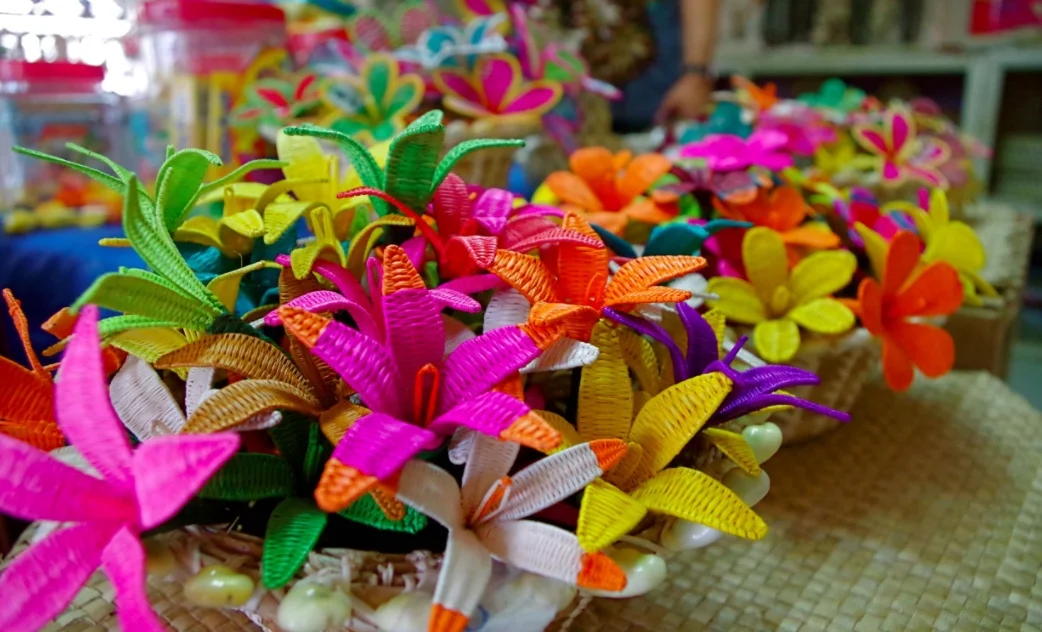 Handicraft flowers 