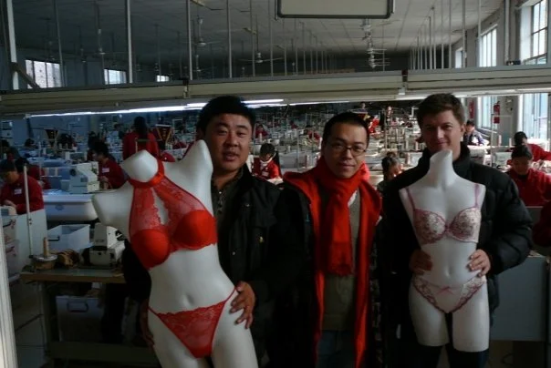  Interviewing a lingerie baron in Weifang for Win in China.