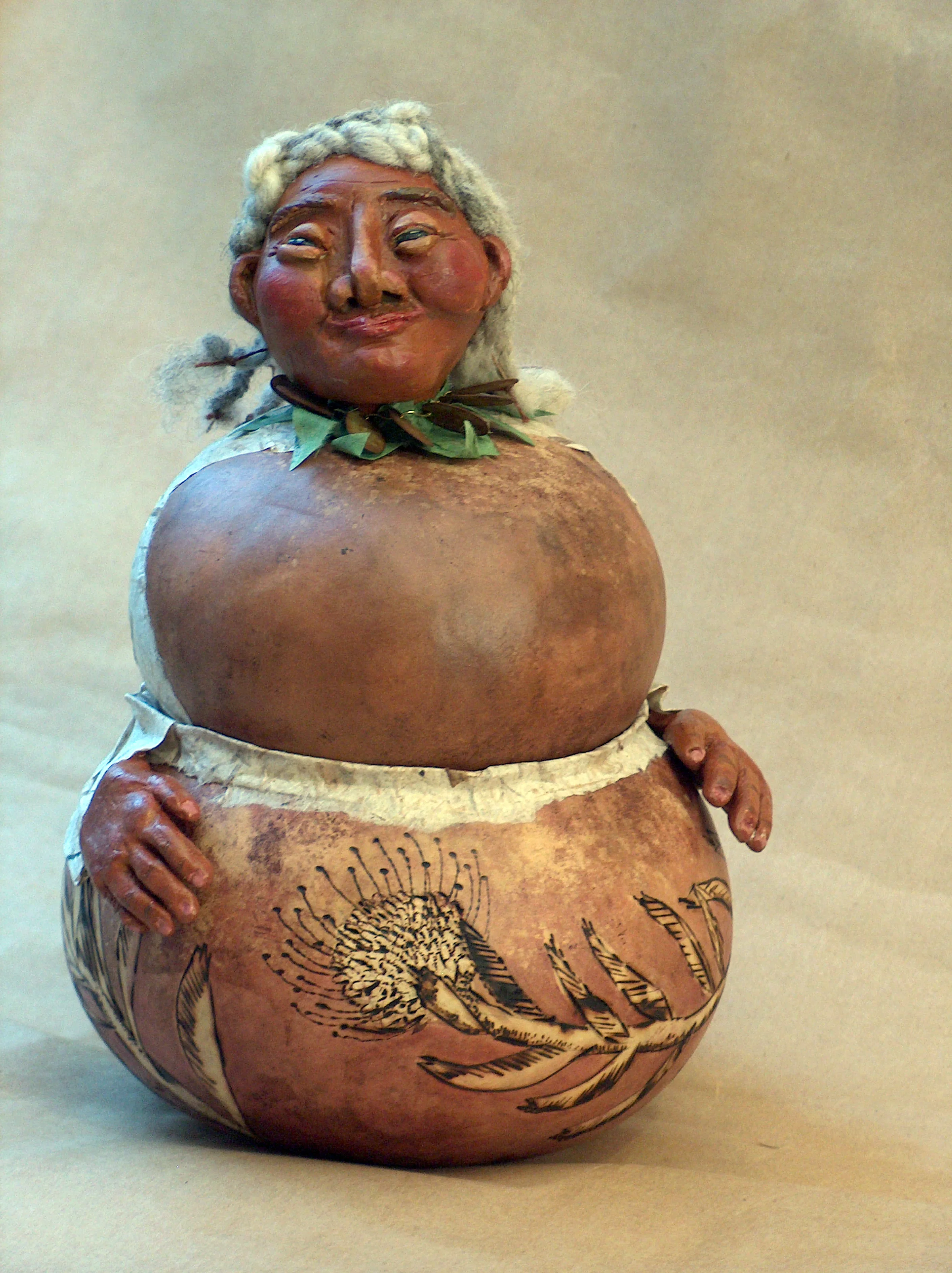Gourd Doll for Aunt Addy