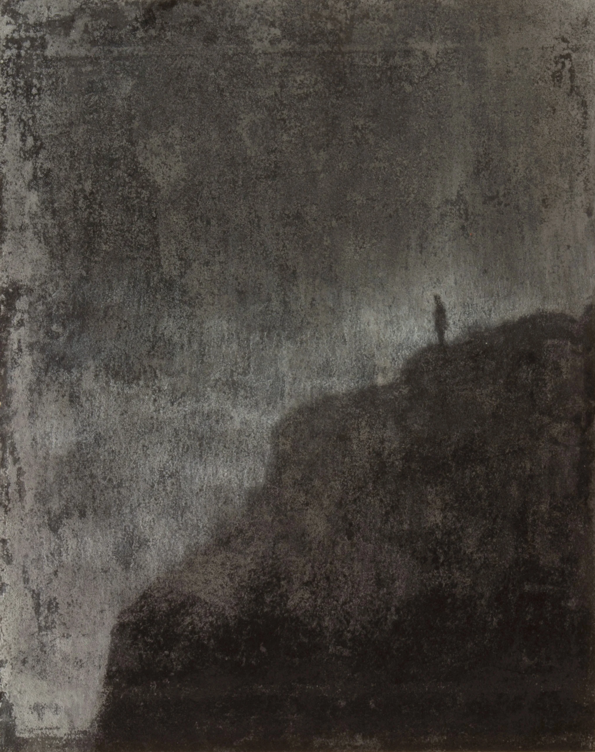 Acrylic and Charcoal on Paper, 10x8"