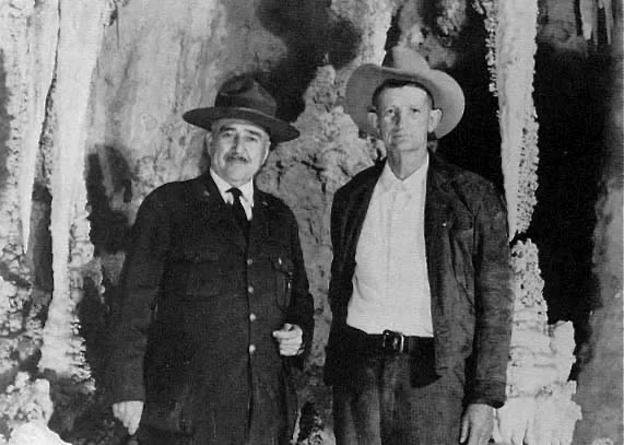 Superintendent Tom Boles and Jim White, 1930s