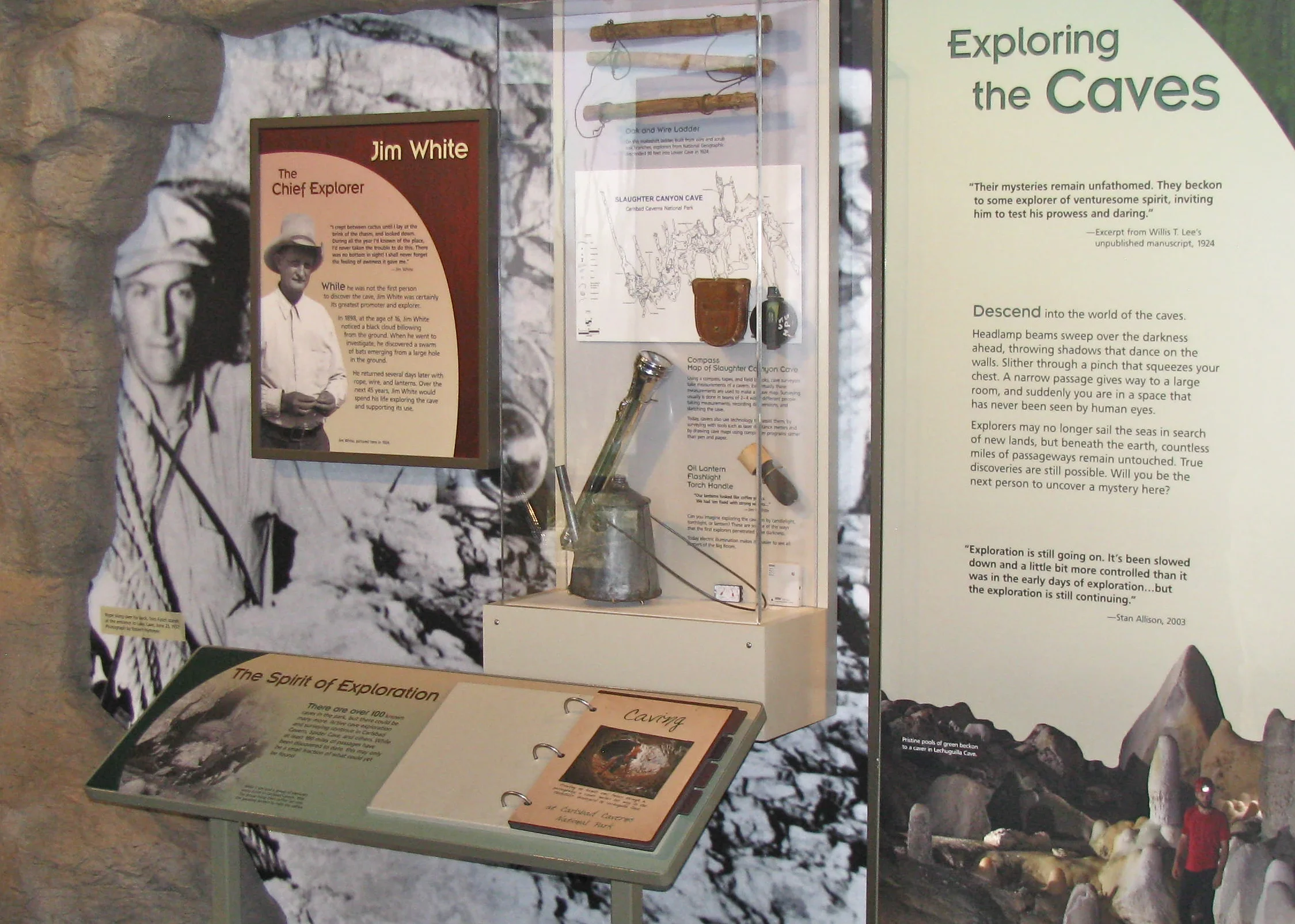 Visitor center exhibit