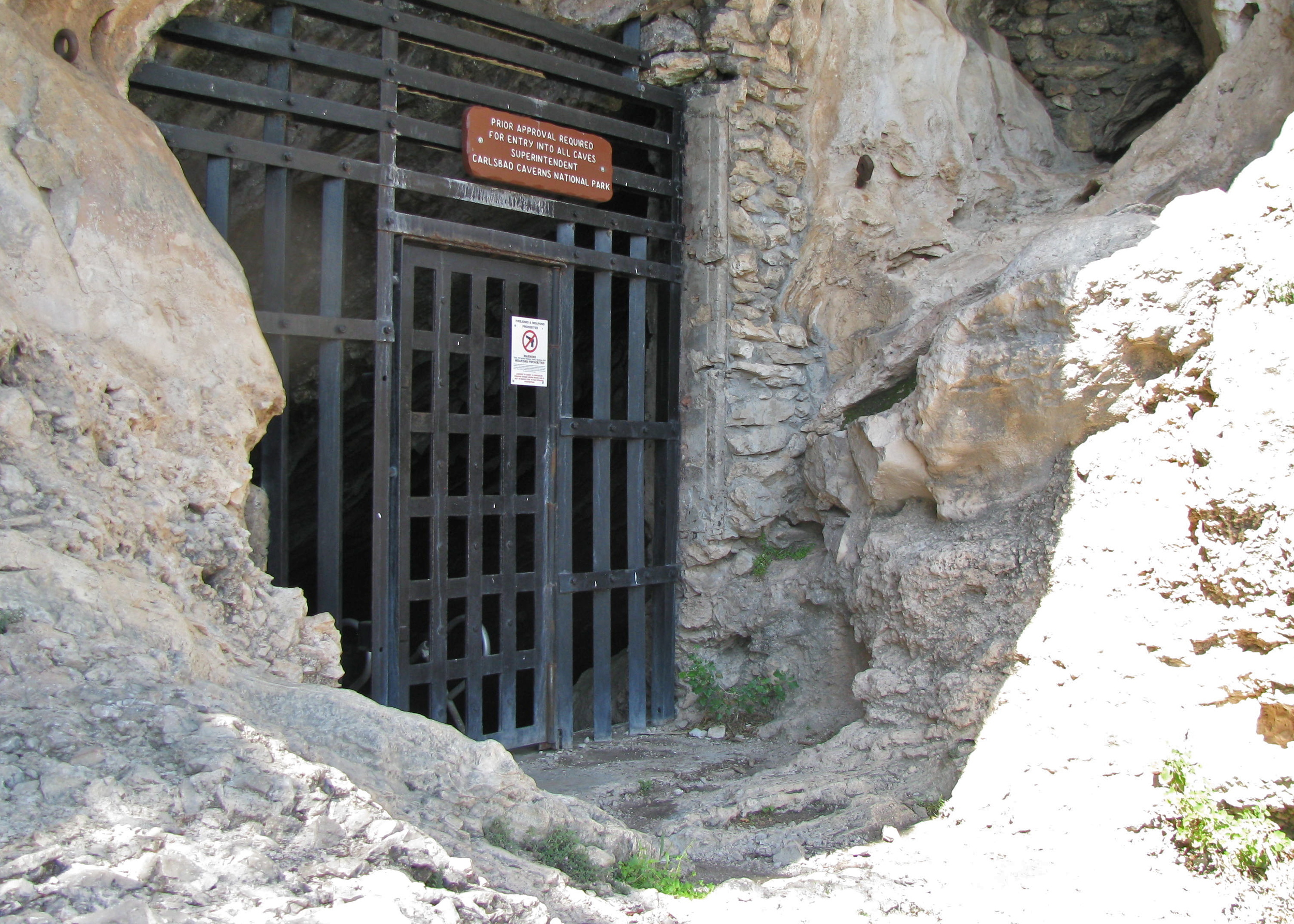 Slaughter Canyon Cave entrance
