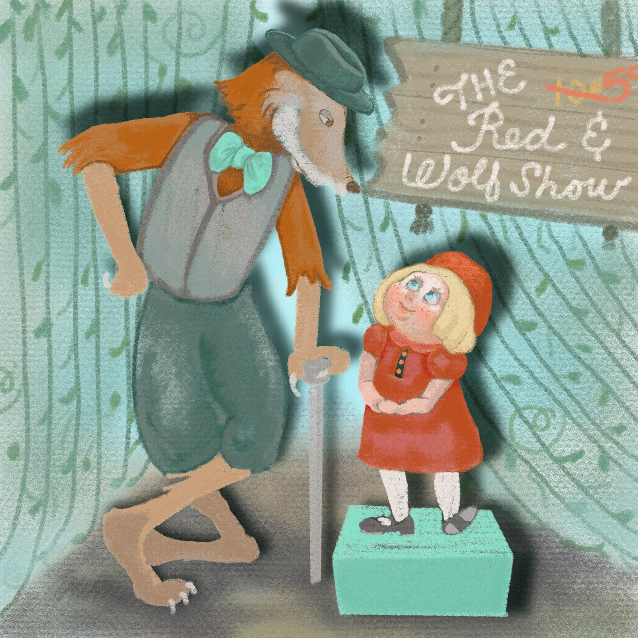 August 2020 Little Red Riding Hood drawings