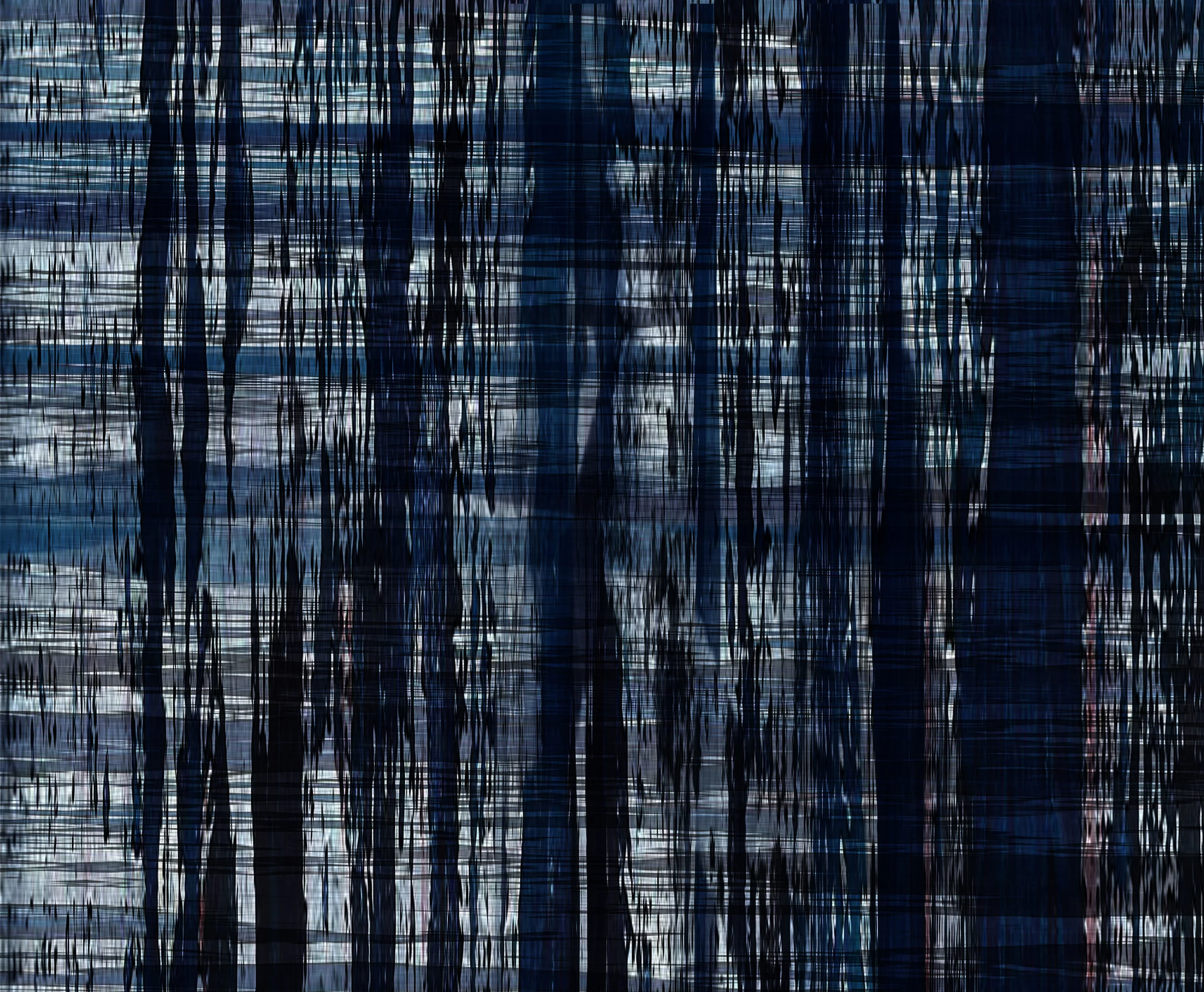 Final Product, "Glitchy Indigo Plaid"
