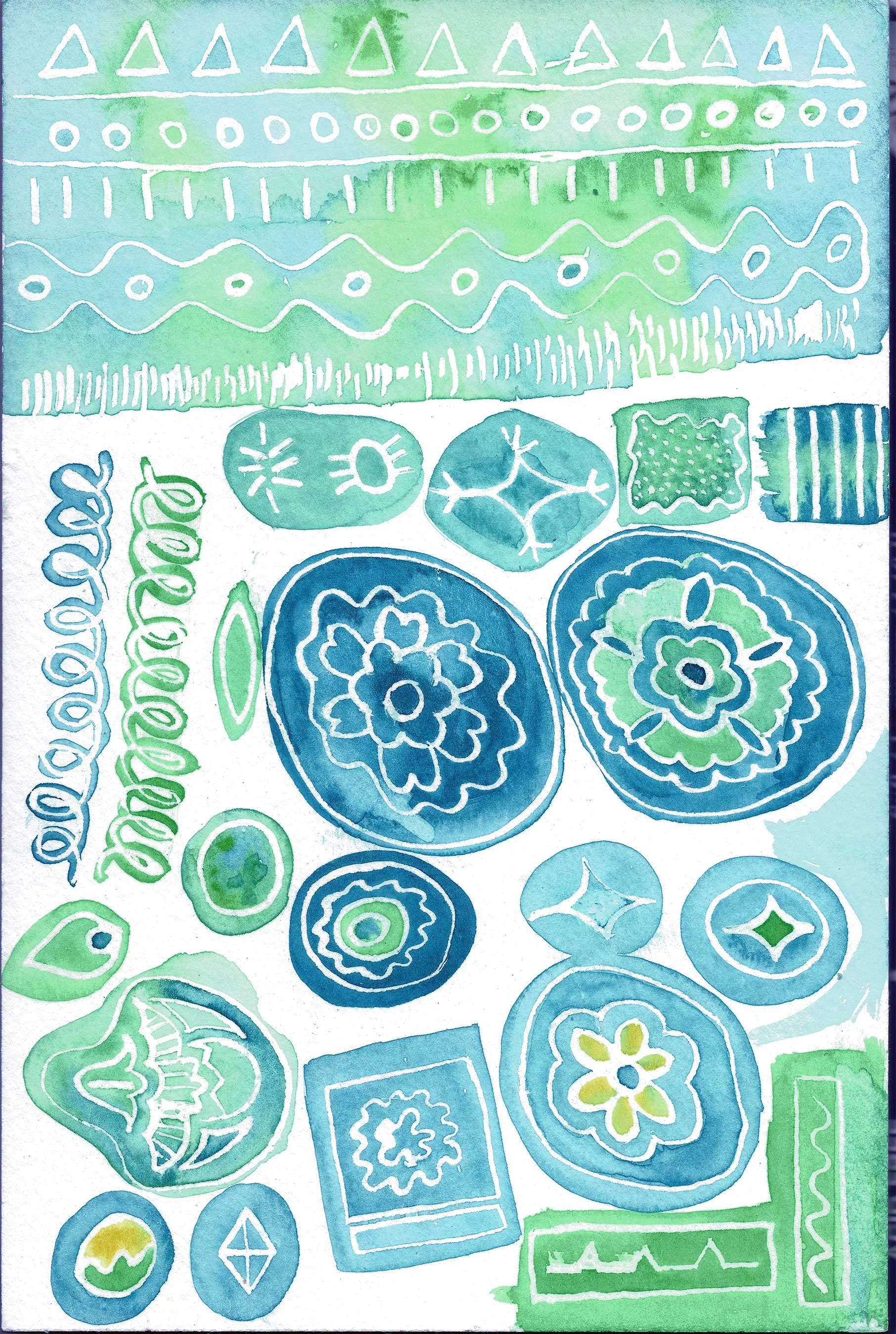 Stepped Away from the Computer and Pulled Out Some Watercolors