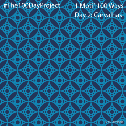 The 100 Day Project - Day 2 of 1 Motif 100 Ways