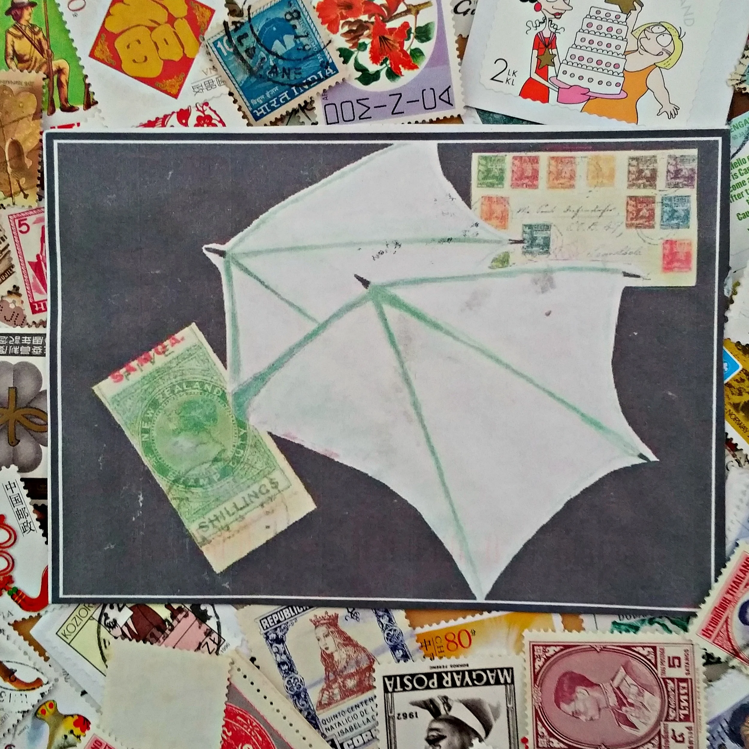 2015 Liberate Your Art Swap card received from Rebecca Hill