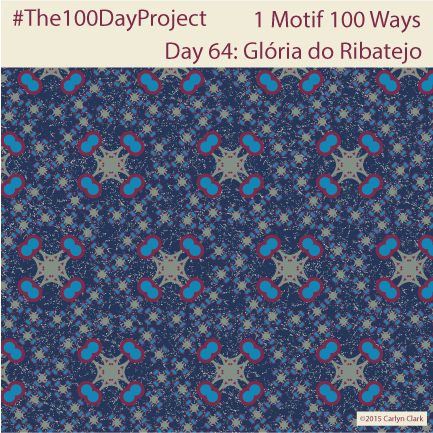 The 100 Day Project - Day 64 of My "1 Motif 100 Ways" Pattern Series