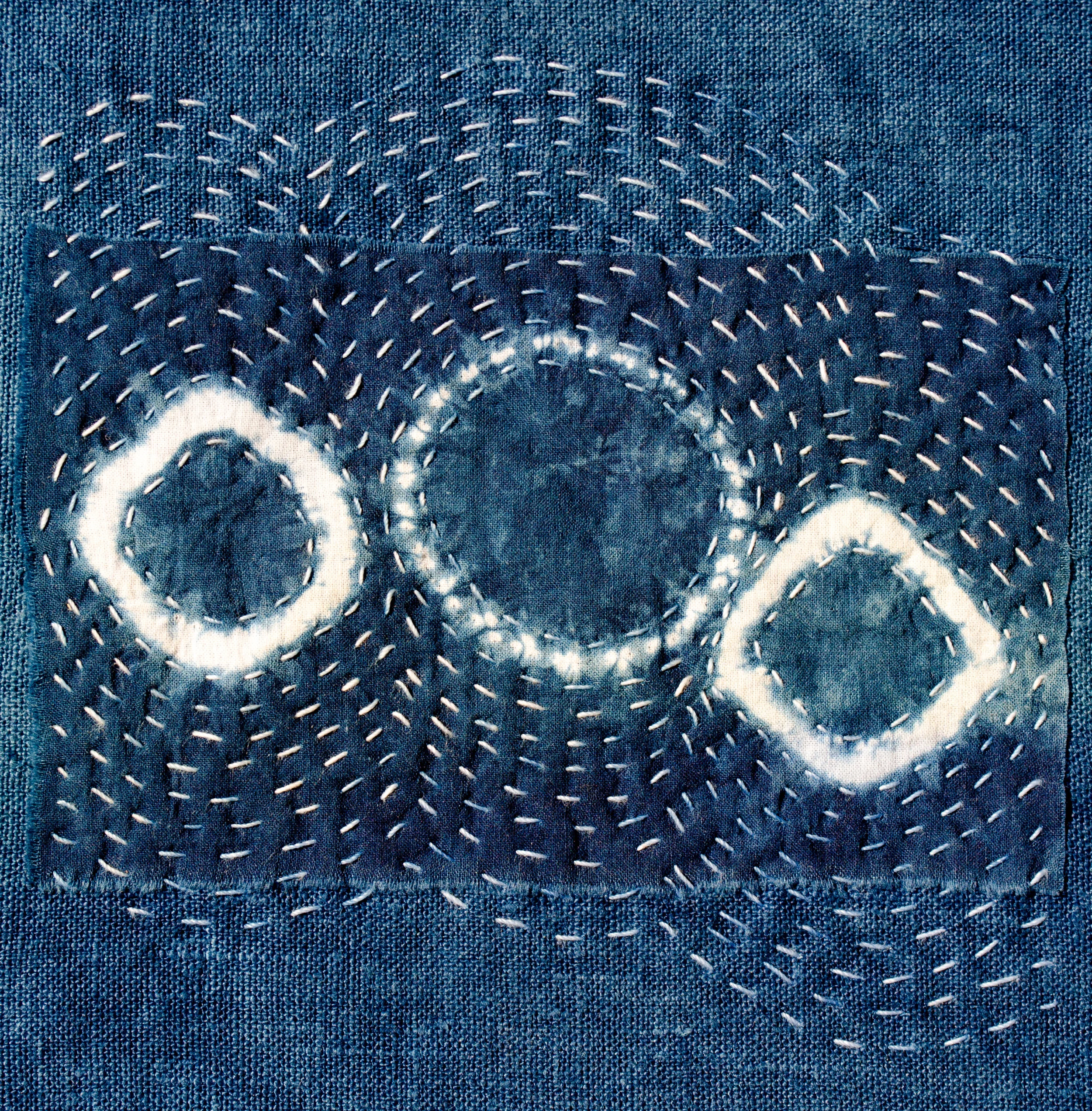 Adding Embroidery to My Dyed Work