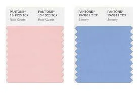 Pantone color of the year 2016, Rose Quartz and Serenity