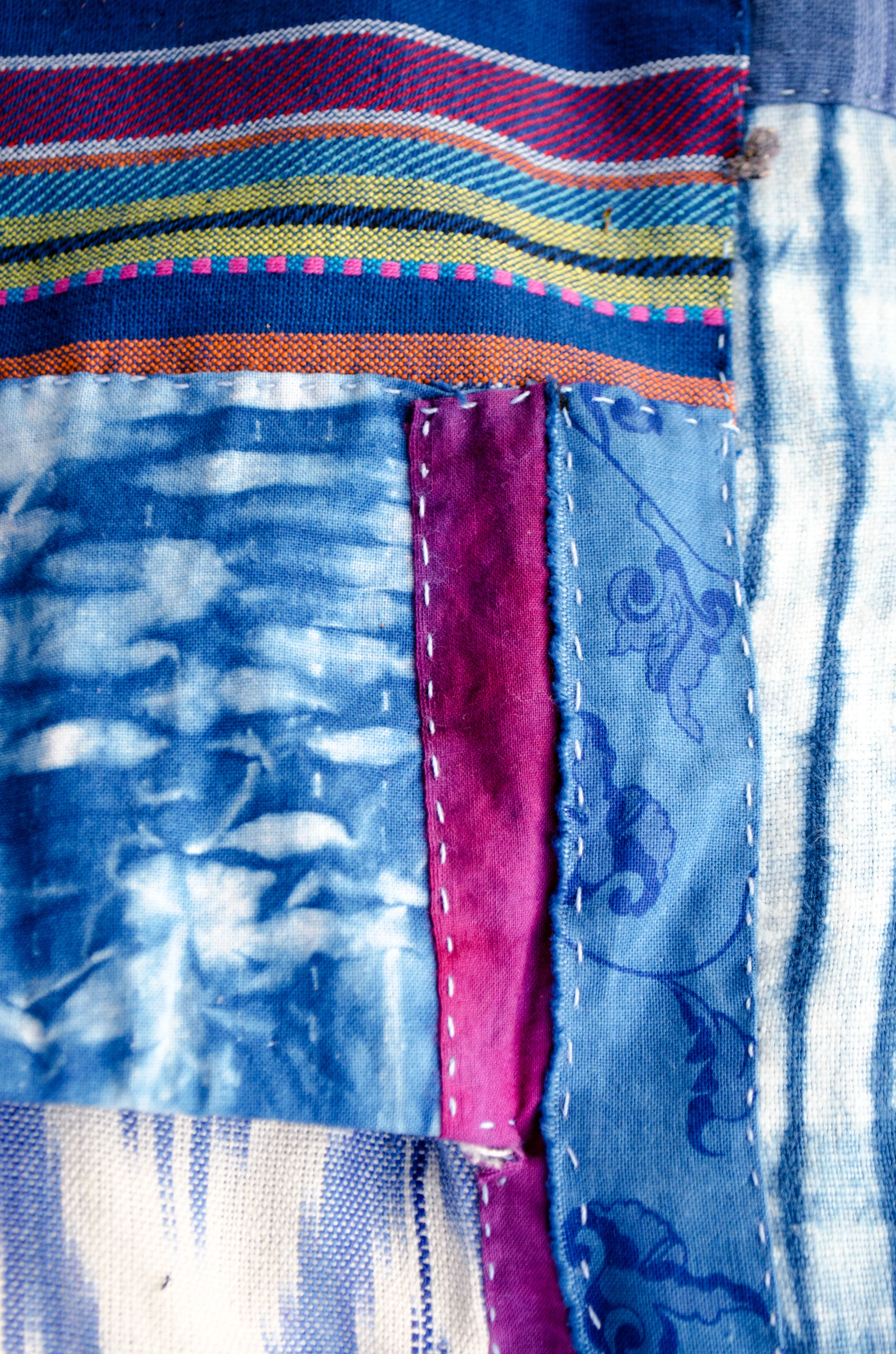 Pieced, patched and stitched by Carlyn Clark
