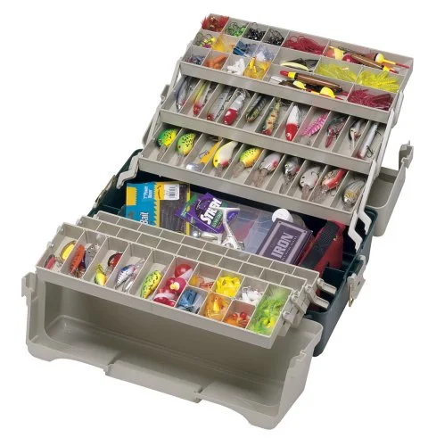 Tackle box, soon to be stitchery kit