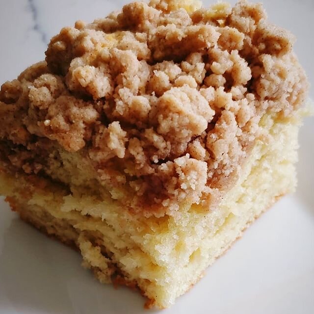 Sourdough crumb cake. Another way to use that discard.