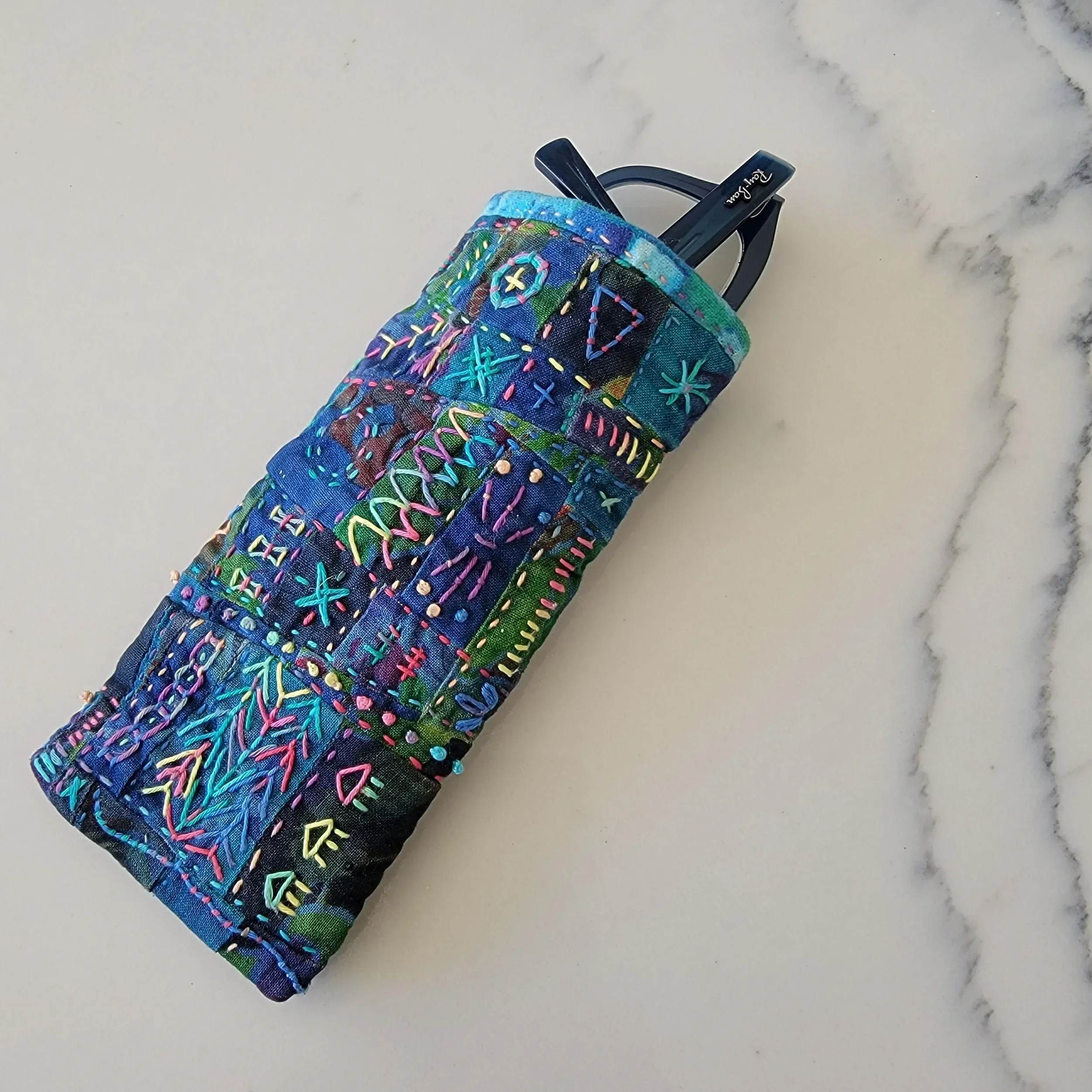 Handstitched Eyeglass Case