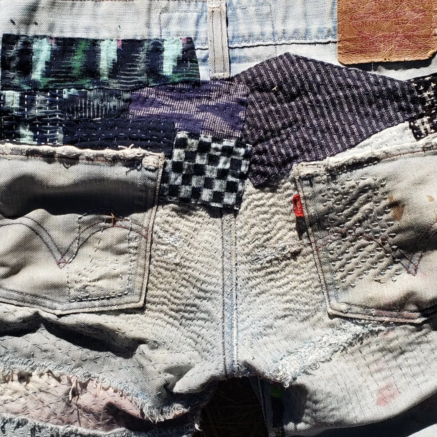 Mended Jeans