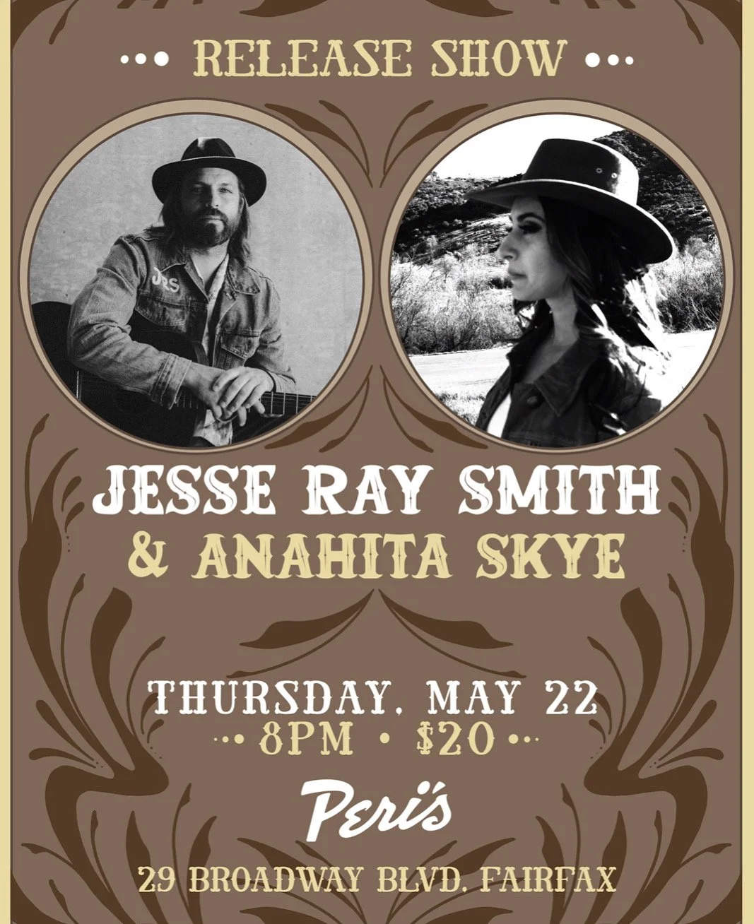 "Mountain Man" Single Release Show at Peri's w/ Jesse Ray Smith