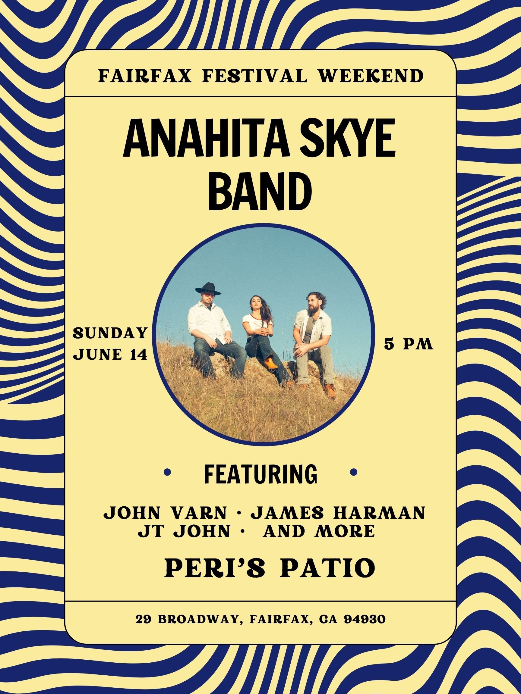 Anahita Skye Band at Fairfax Festival