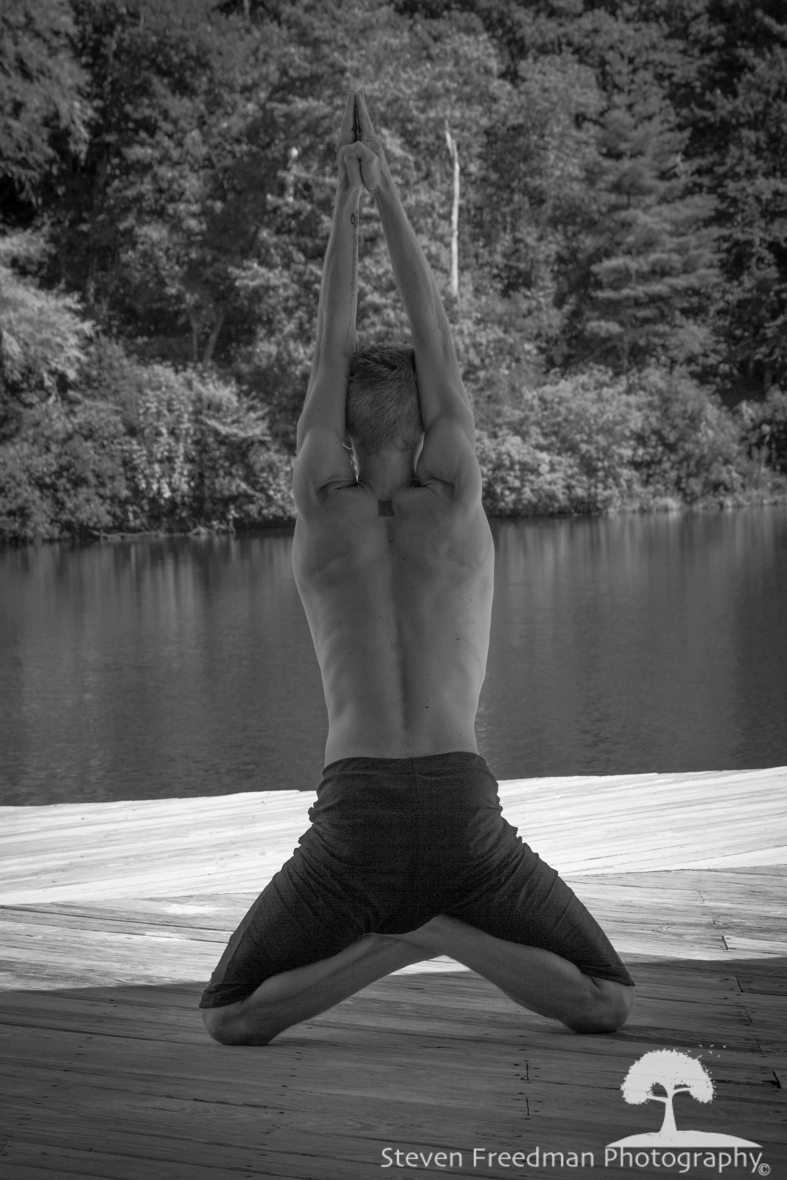 Zeb in Parvatasana 