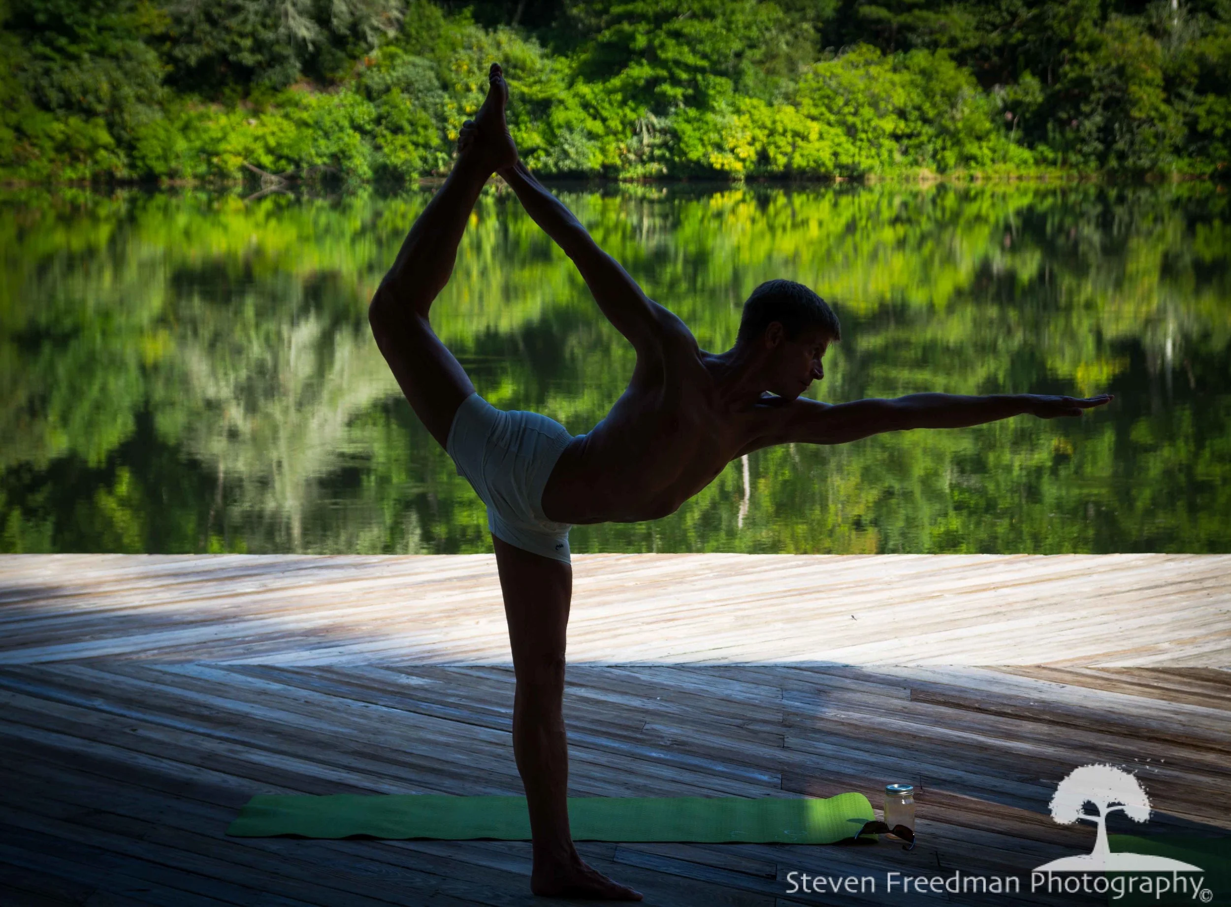 Craig Culbertson in Dandayamana-Dhanurasana 