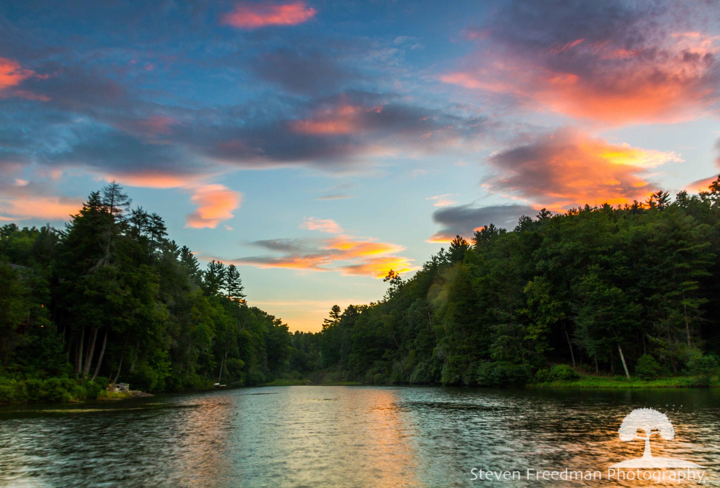 Saturday morning sunrise from the dock. 
