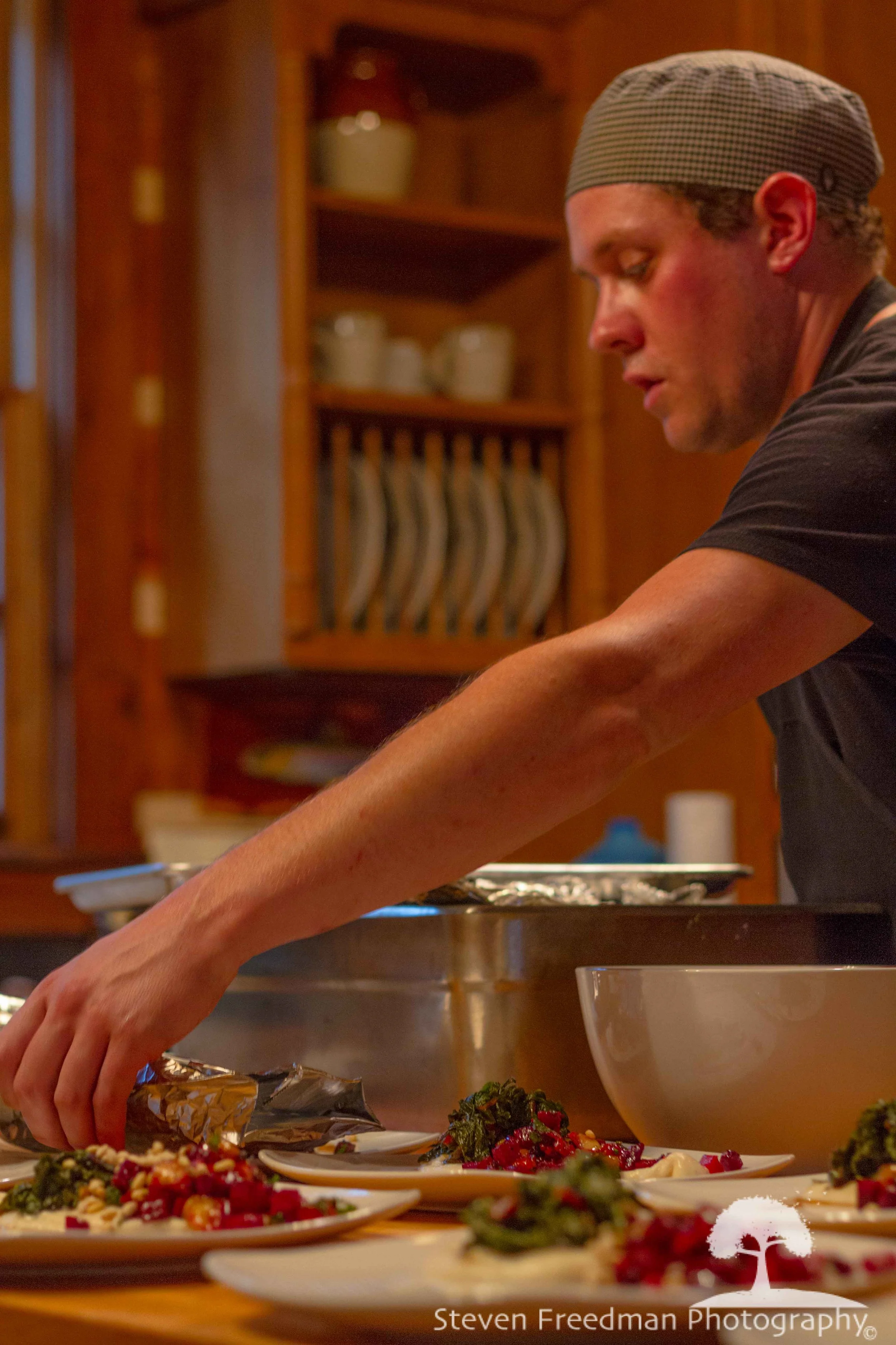Chef Liam in action