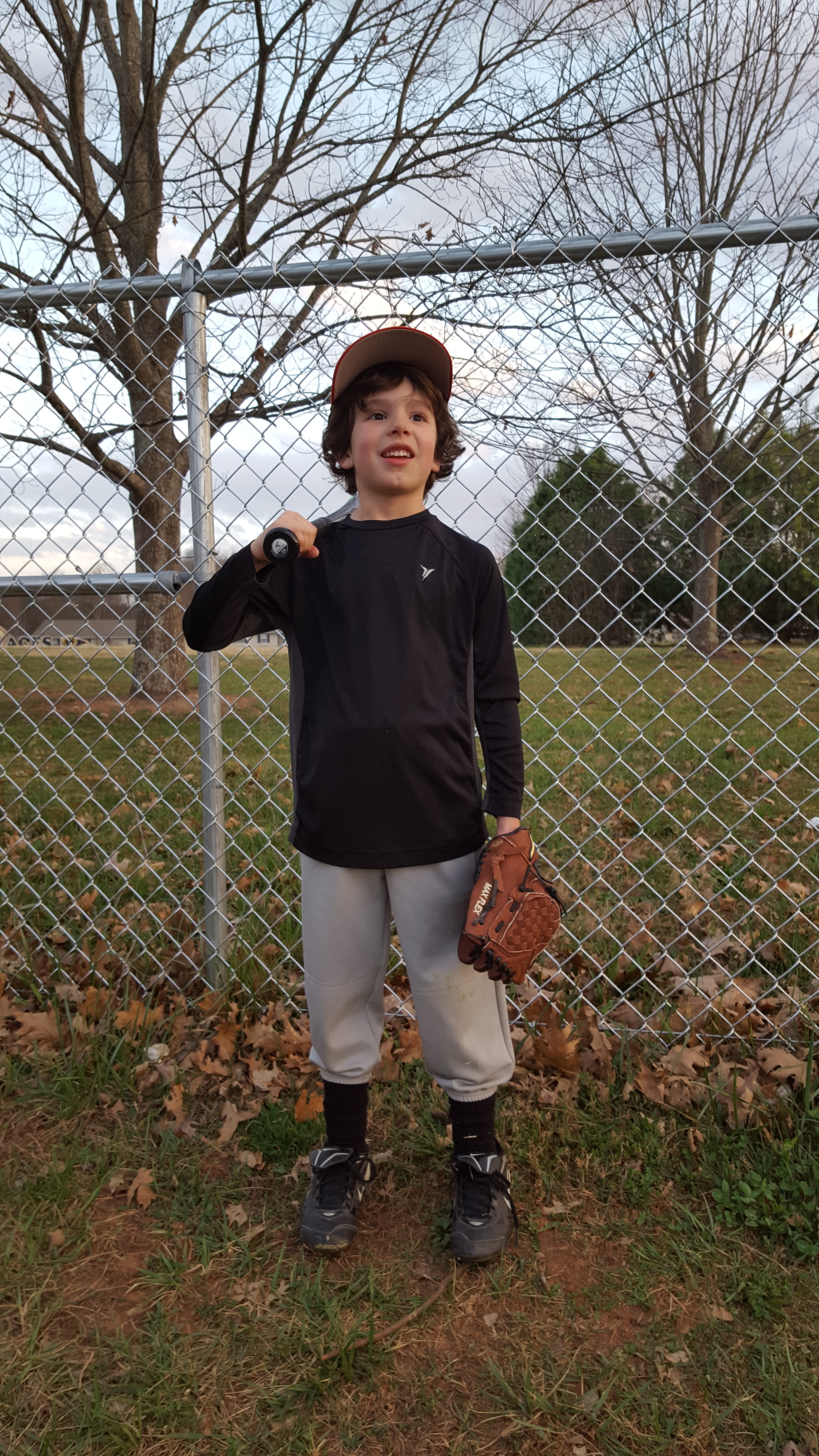 A shot of William after our first practice. 