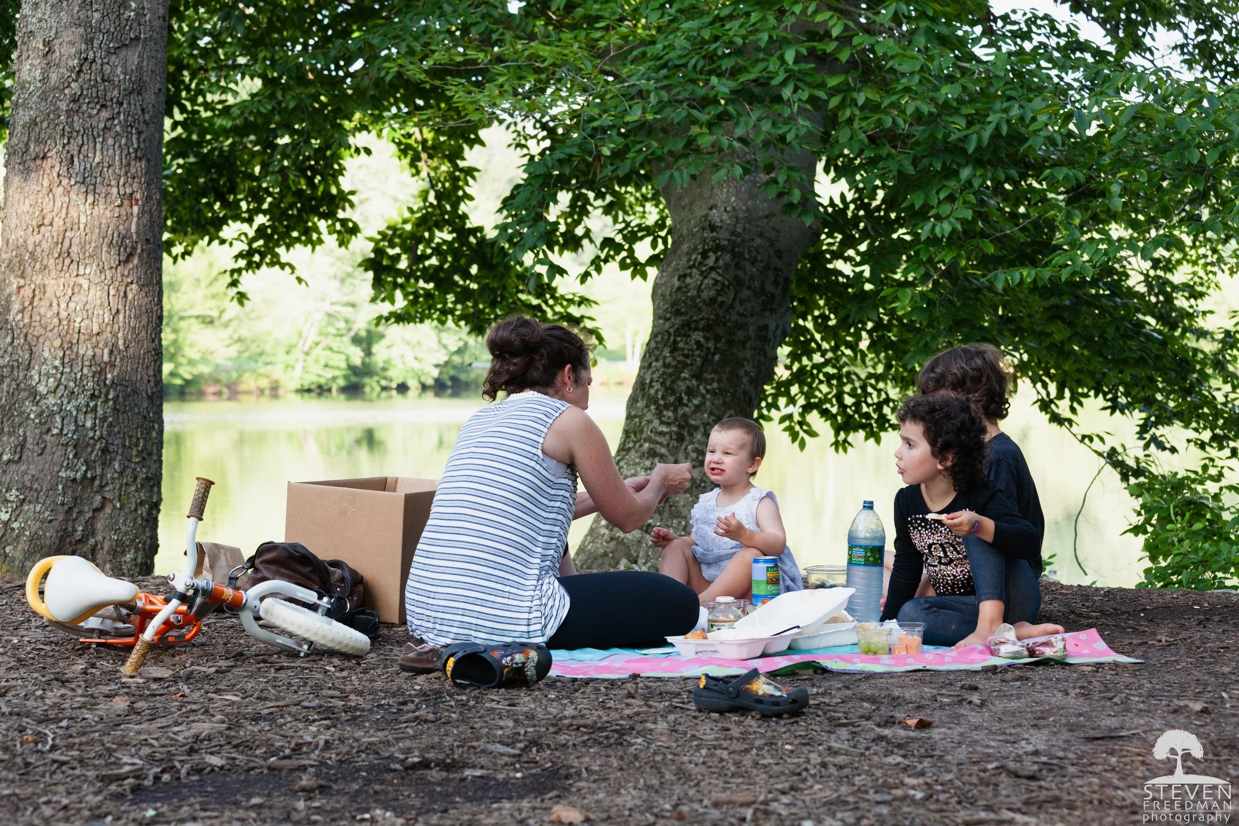 A very realistic shot of our lives and picnic while scouting out locations before the test shooting began. 