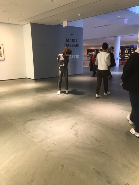 Scene from Maria Hassabi's Plastic at the MOMA