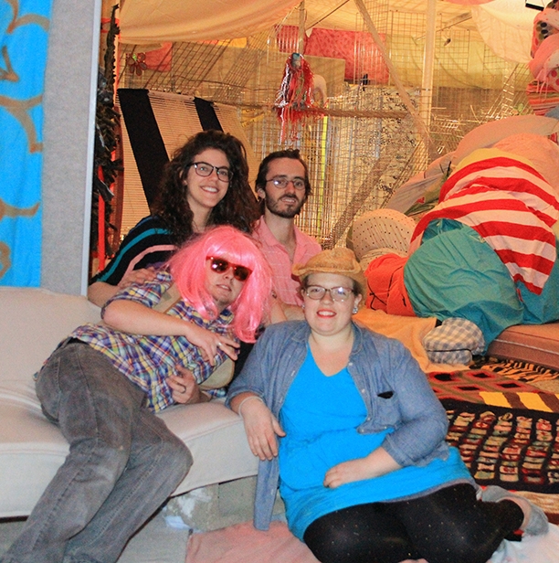 Sarah Dahlinger, Danny Crump, Micah Snyder, and Stephanie Wadman of Springboard Collective. Credit Danny Crump.