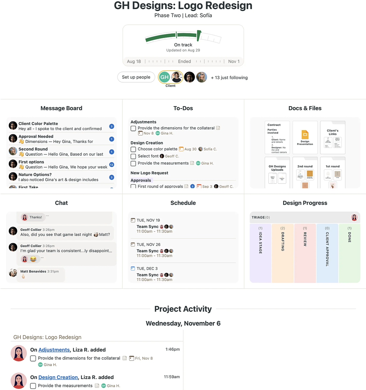 Basecamp Project Management