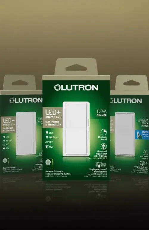 Lutron’s New LED+ Pro Max Dimmers Are a Game Changer