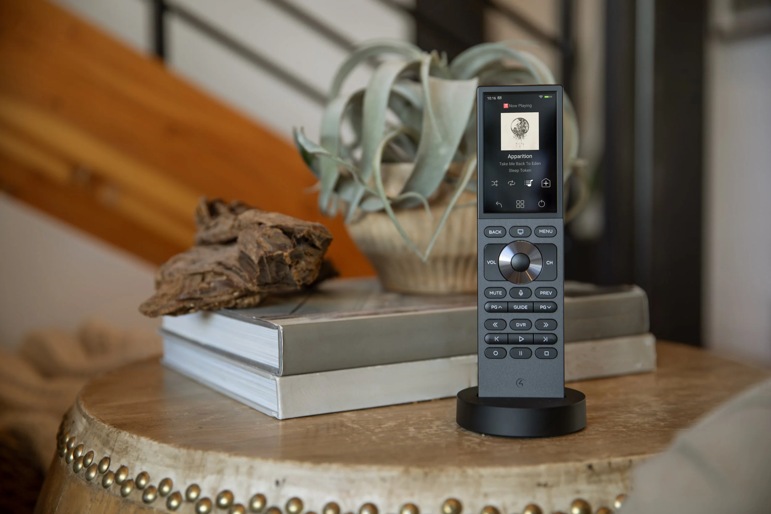 Modern home TV remote.