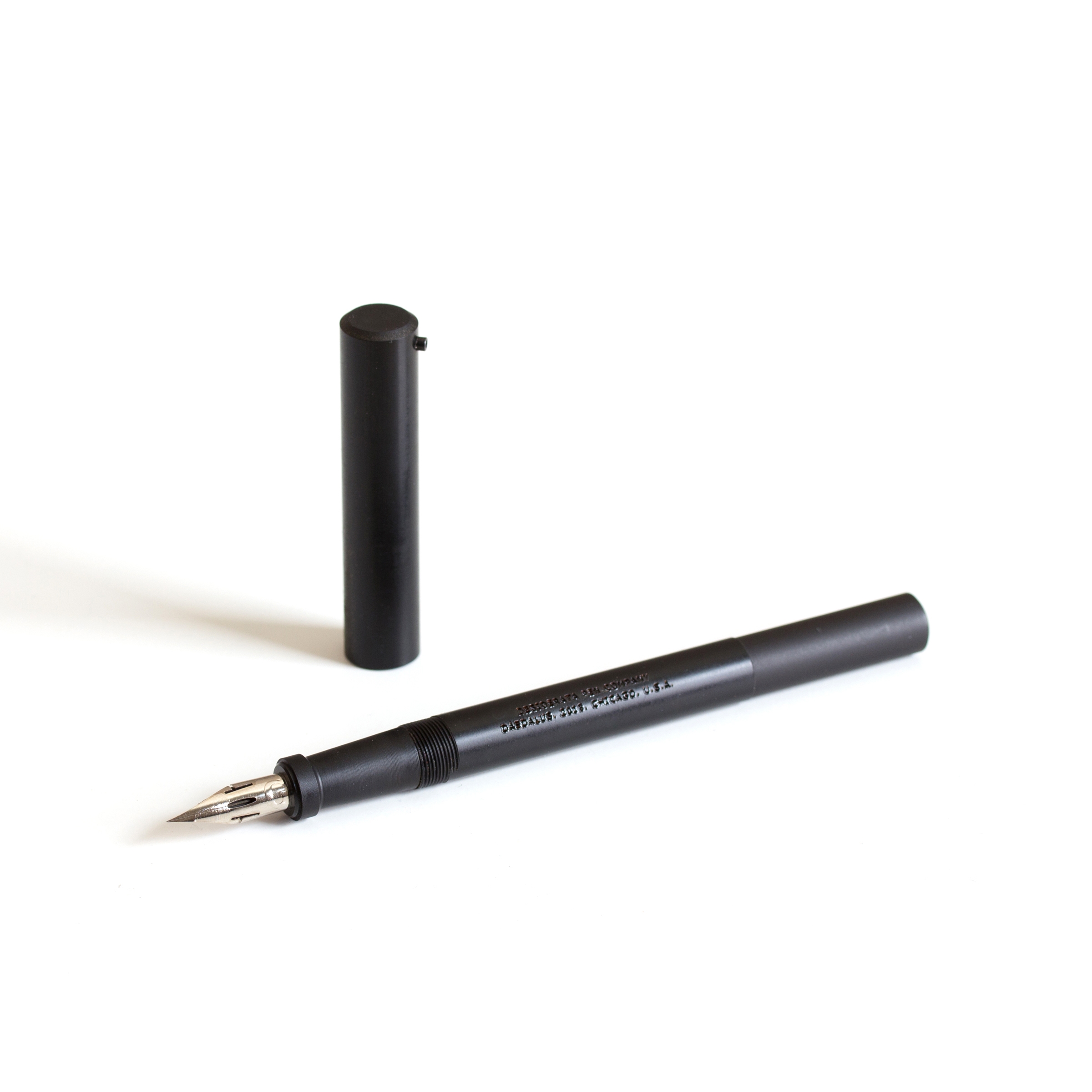 Desiderata Daedalus ebonite eyedropper fountain pen, Zebra G dip nib, flexible nib. Dipless!