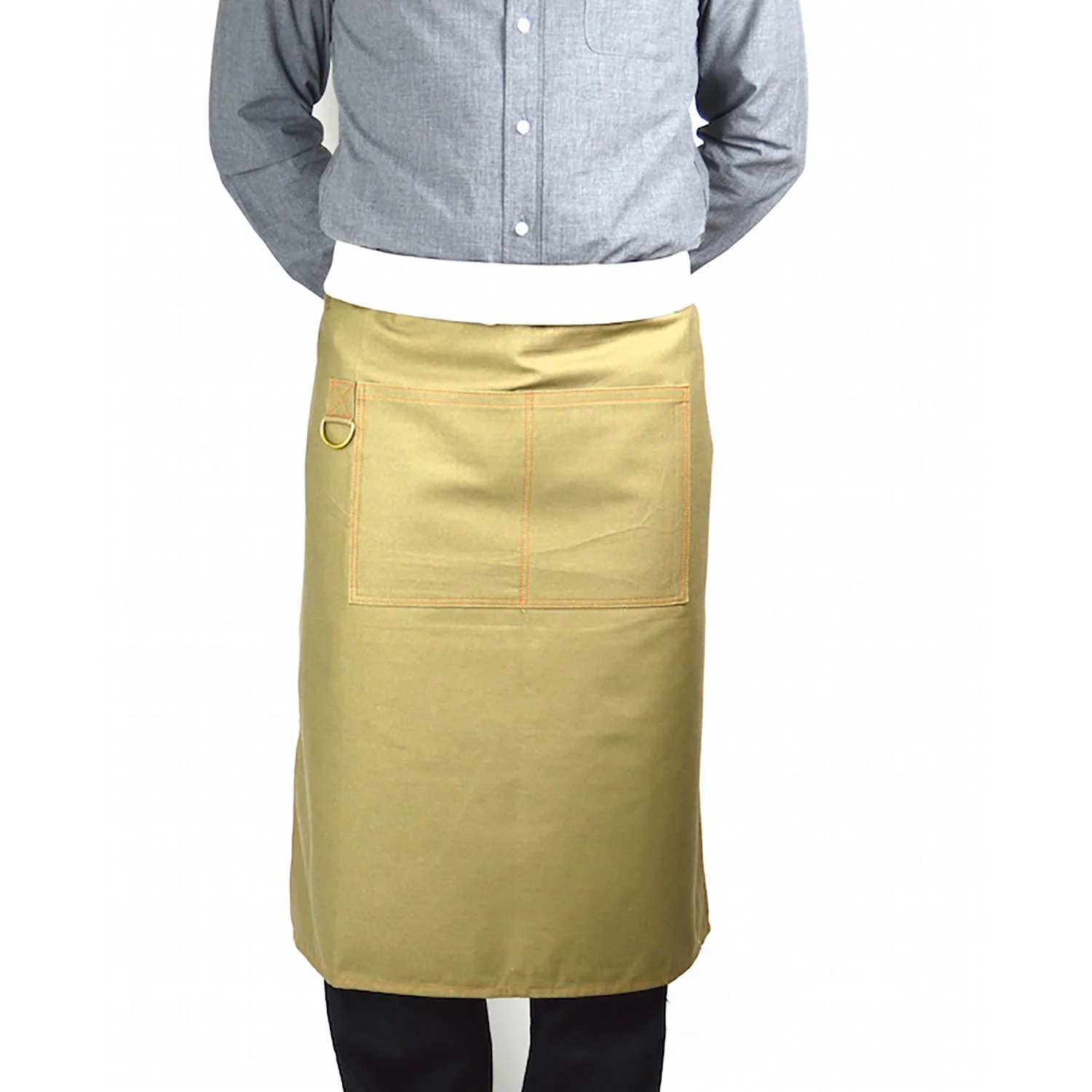boldric apron bib bistro european mini professional chef chefs kitchen culinary heavy duty canvas cotton