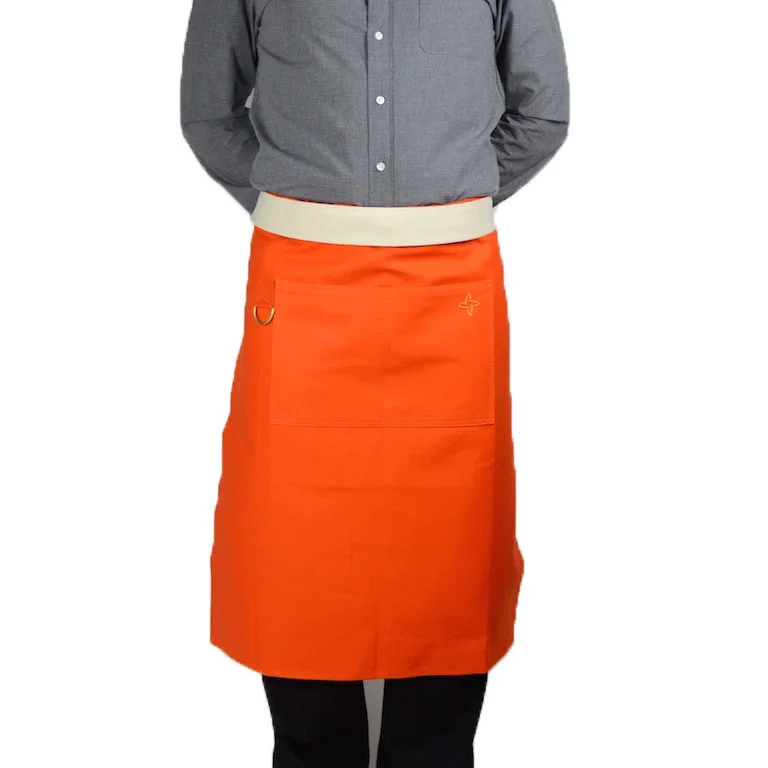 boldric apron bib bistro european mini professional chef chefs kitchen culinary heavy duty canvas cotton