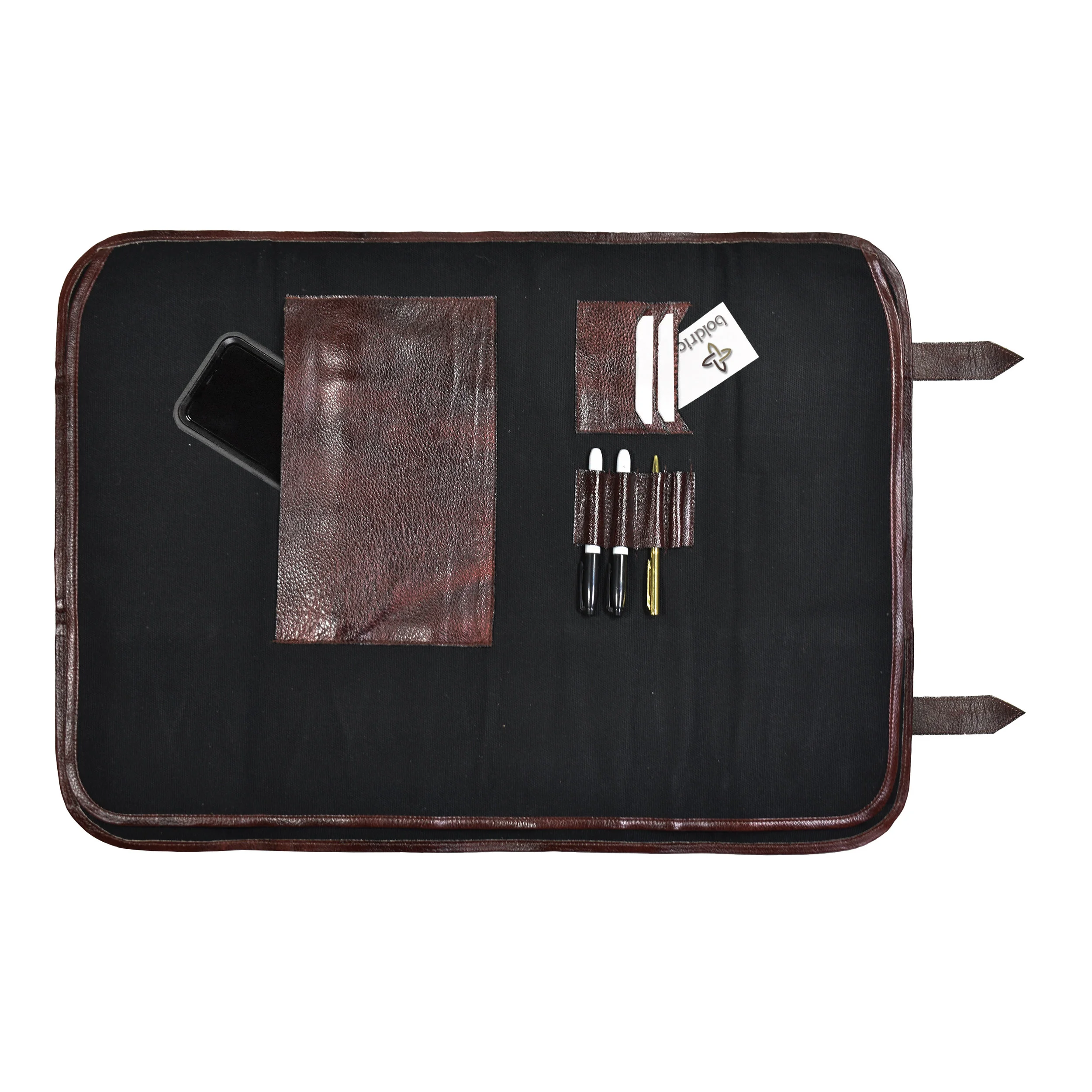 knife bag roll knives tool canvas cotton waterproof leather chefs