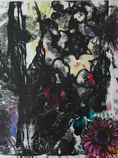 After dark (monoprint)