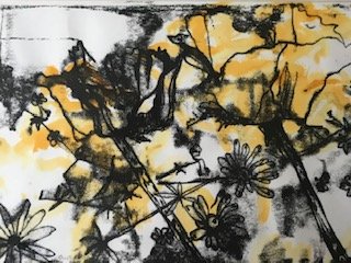 Early Sun (monoprint)