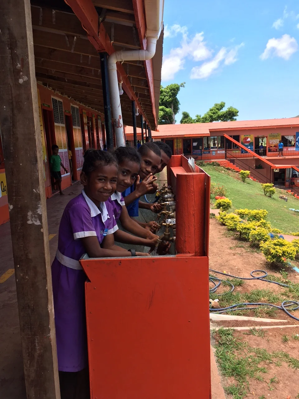 Post cyclone rehabilitation of remote school water supply and sanitation facilities, Fiji.