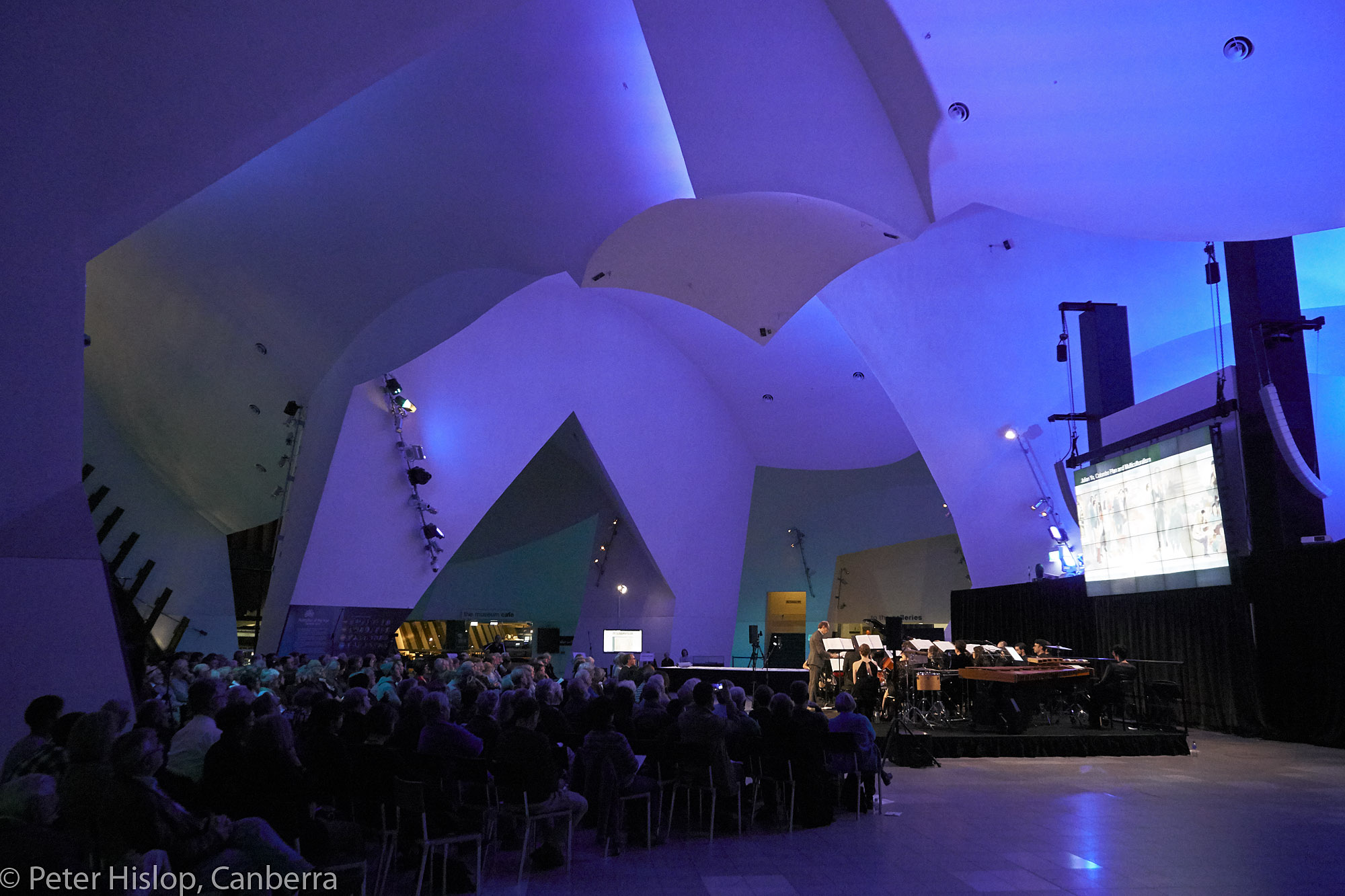 Concert 14 - Harvest of Endurance.
The foyer of the National Museum of Australia