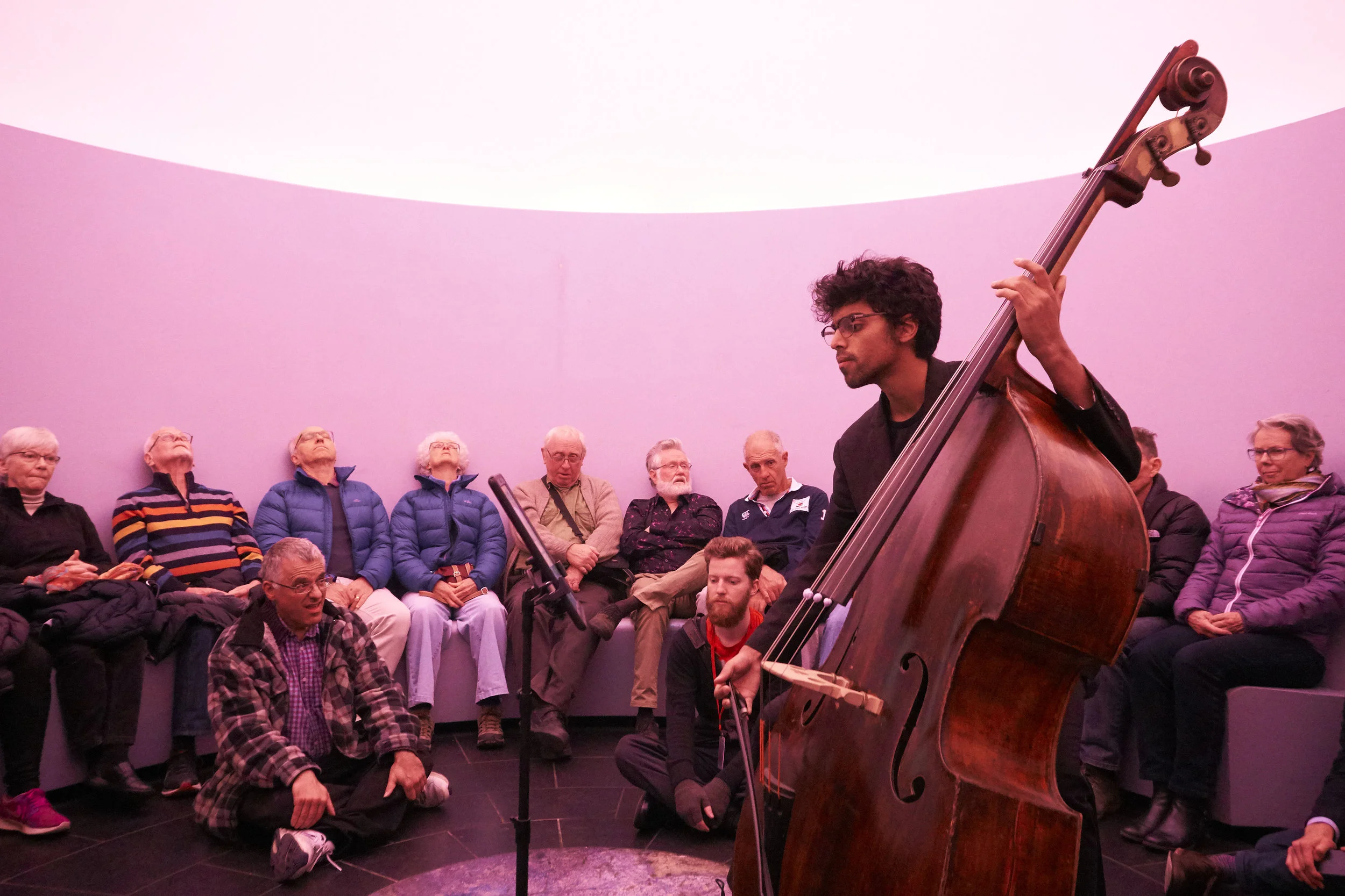 Rohan Dasika at the Turrell Sky Space