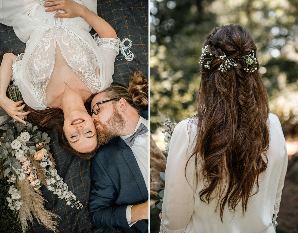 Boho Hochzeit, Gartenhochzeit Tecklenburg