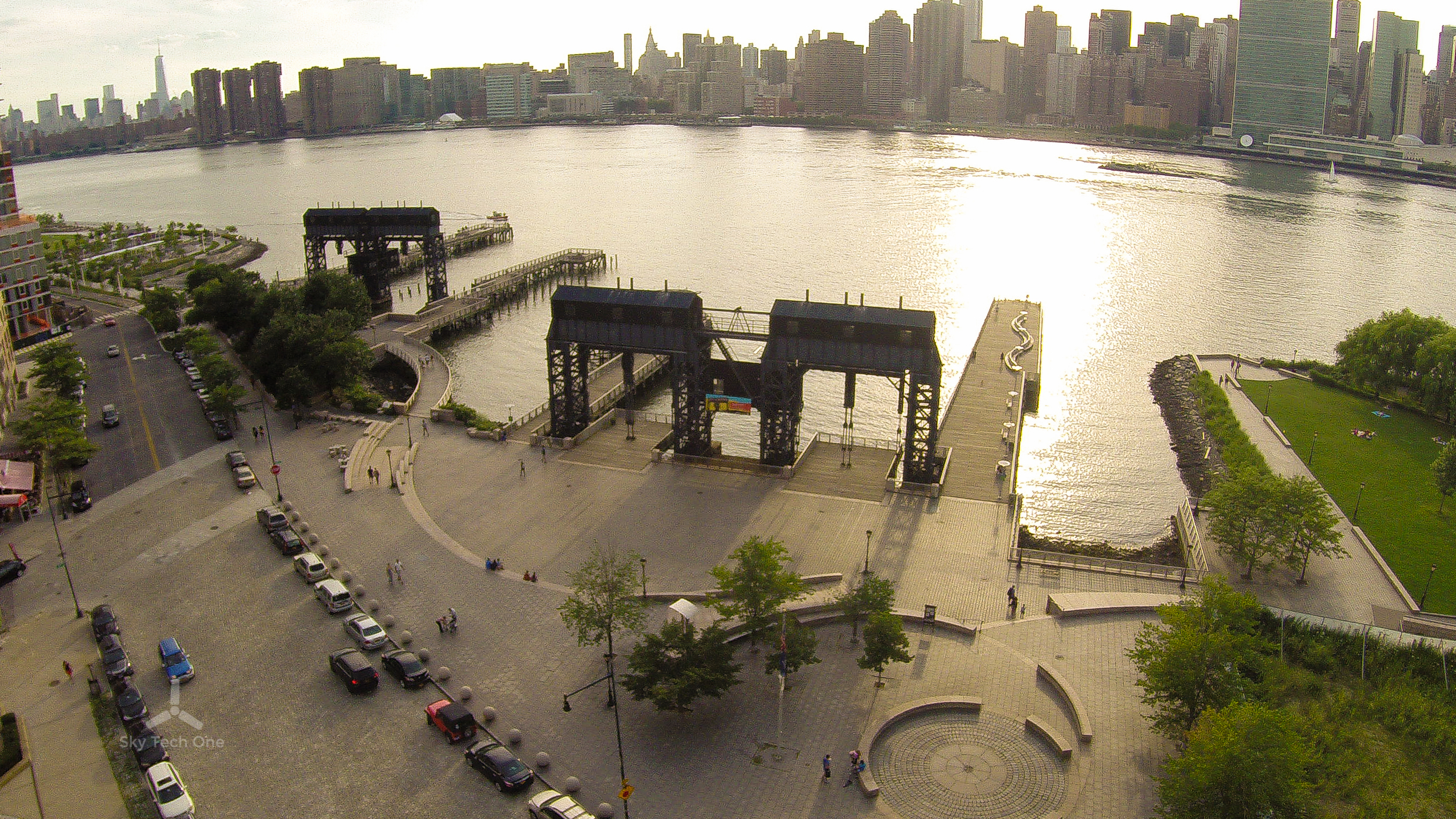 Sunset at Gantry Plaza State Park, Long Island City, Queens