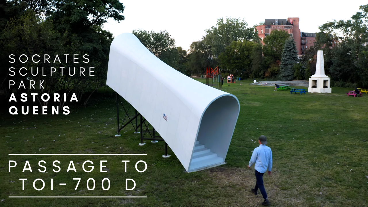 Passage To Toi 700D - Sculpture by Daniel Shieh - Socrates Sculpture Park in Astoria