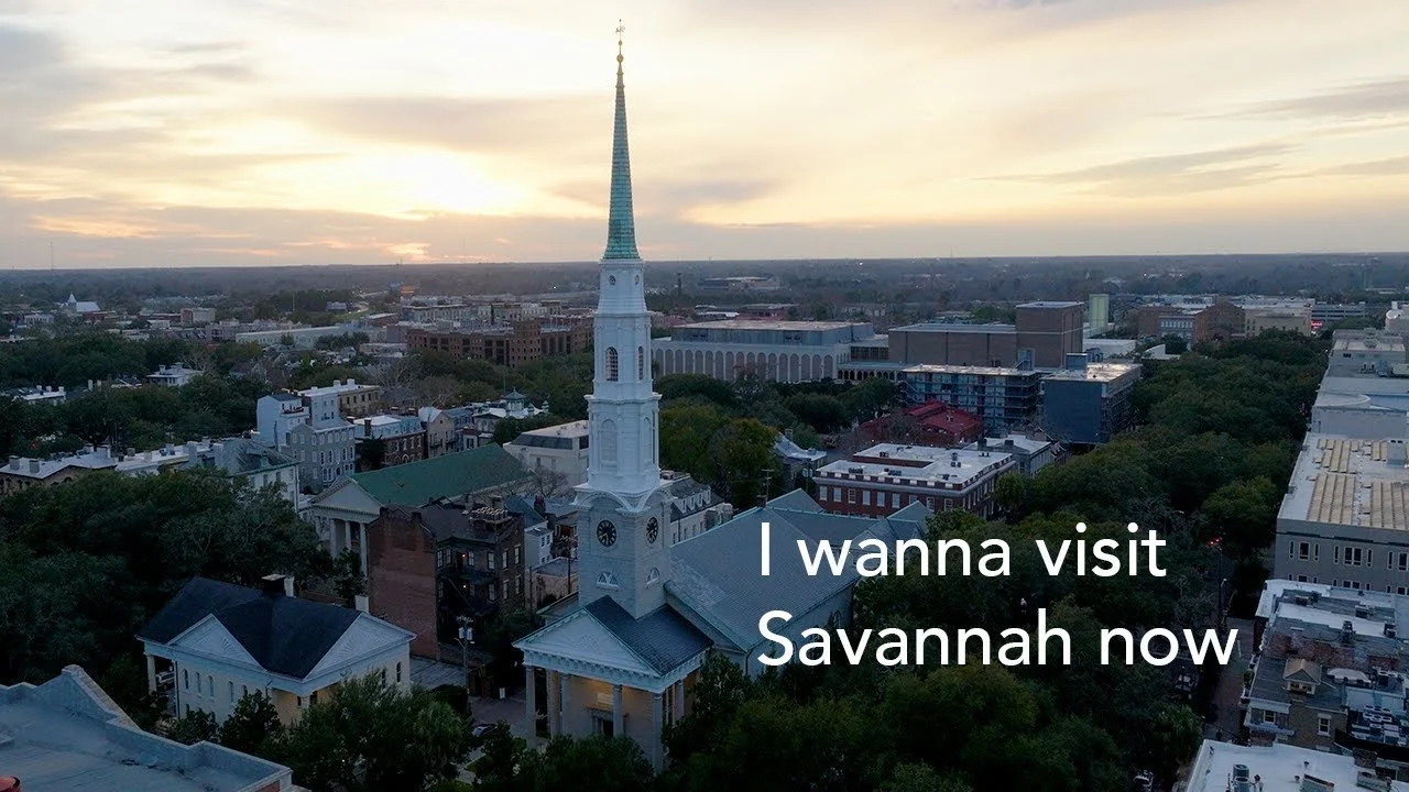 The most poetic drone video of Savannah Georgia